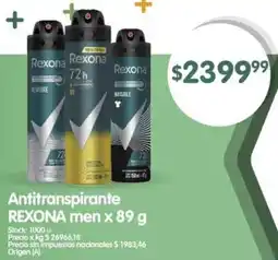 Supermercados Buenos Días Rexona antitranspirante men oferta