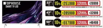 Coto TOPHOUSE smart tv led 32" oferta