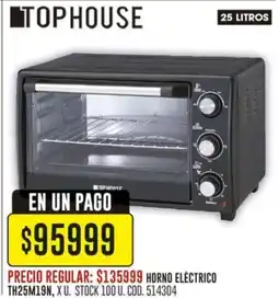 Coto TOPHOUSE Horno eléctrico oferta