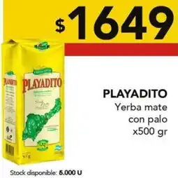 Nini Mayorista PLAYADITO Yerba mate con palo oferta