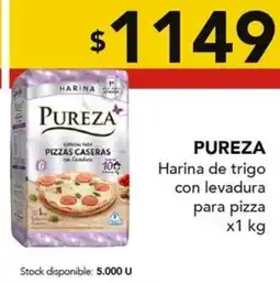 Nini Mayorista PUREZA Harina de trigo con levadura para pizza oferta