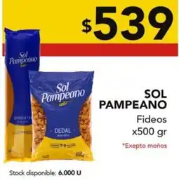 Nini Mayorista Sol Pampeano Fideos oferta