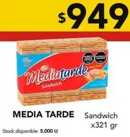 Nini Mayorista Media tarde sandwich oferta