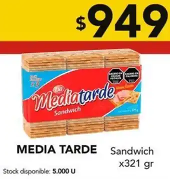 Nini Mayorista Media tarde sandwich oferta