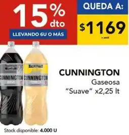 Nini Mayorista CUNNINGTON Gaseosa suave oferta