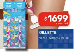 Nini Mayorista Gillette venus simply 3 oferta