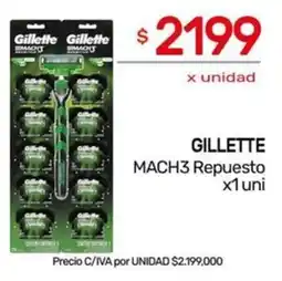 Nini Mayorista Gillette mach3 repuesto oferta
