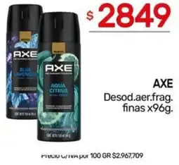 Nini Mayorista AXE Desod.aer.frag. finas oferta