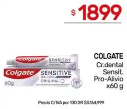 Nini Mayorista Colgate cr.dental sensit. pro-alivio oferta