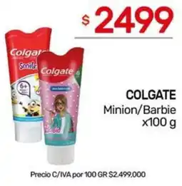 Nini Mayorista Colgate minion/barbie oferta