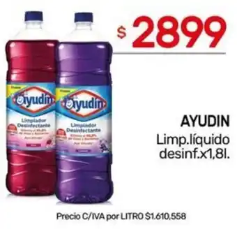 Nini Mayorista Ayudin limp.líquido desinf. oferta