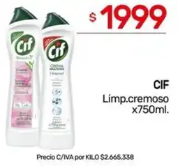 Nini Mayorista Cif limp.cremoso oferta