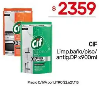 Nini Mayorista Cif limp.baño/piso/ antig.dp oferta