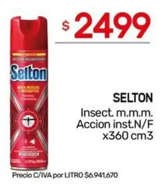 Nini Mayorista Selton insect. m.m.m. accion inst.n/f oferta