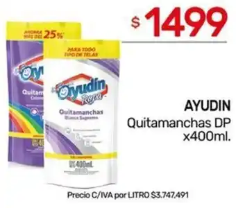 Nini Mayorista Ayudin quitamanchas dp oferta