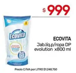 Nini Mayorista Ecovita jab.liq.p/ropa dp evolution oferta