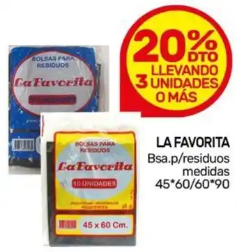 Nini Mayorista La favorita bsa.p/residuos medidas oferta
