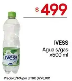 Nini Mayorista Ivess agua s/gas oferta