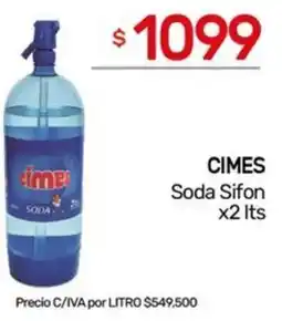 Nini Mayorista Cimes soda sifon oferta