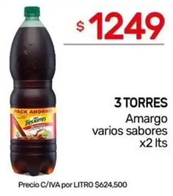 Nini Mayorista 3 torres amargo varios sabores oferta