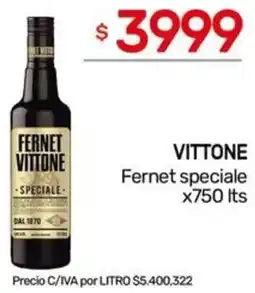 Nini Mayorista Vittone fernet speciale oferta