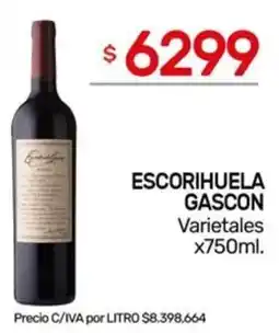 Nini Mayorista Escorihuela gascon varietales oferta