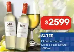 Nini Mayorista Suter etiqueta marrón blanco dulce natural oferta