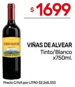 Nini Mayorista Viñas de alvear tinto/blanco oferta