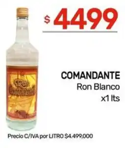 Nini Mayorista Comandante ron blanco oferta