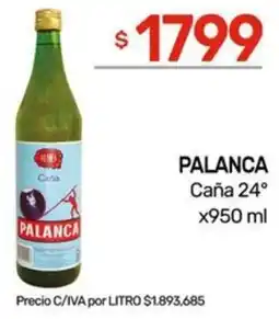 Nini Mayorista Palanca caña 24° oferta