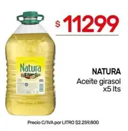 Nini Mayorista Natura aceite girasol oferta