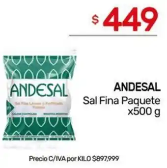Nini Mayorista Andesal sal fina paquete oferta
