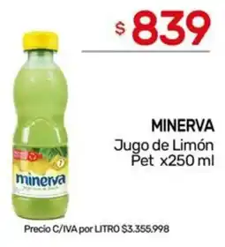 Nini Mayorista Minerva jugo de limón pet oferta