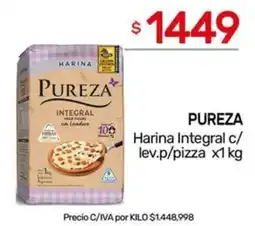 Nini Mayorista Pureza harina integral c/ lev.p/pizza oferta