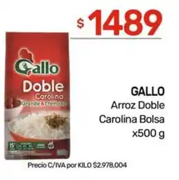 Nini Mayorista Gallo arroz doble carolina bolsa oferta