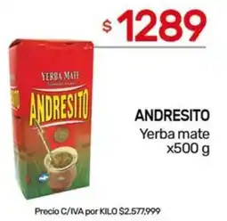 Nini Mayorista Andresito yerba mate oferta