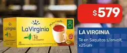 Nini Mayorista La virginia Té en saquitos s/envolt. oferta
