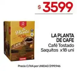 Nini Mayorista La planta de cafe café tostado saquitos oferta