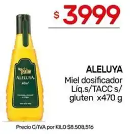 Nini Mayorista Aleluya miel miel dosificador líq.s/tacc s/ gluten oferta
