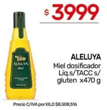 Nini Mayorista Aleluya miel miel dosificador líq.s/tacc s/ gluten oferta