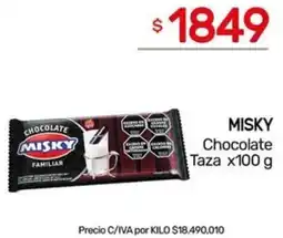 Nini Mayorista Misky chocolate taza oferta