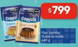 Nini Mayorista Exquisita flan vainilla/ dulce de leche oferta