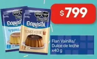 Nini Mayorista Exquisita flan vainilla/ dulce de leche oferta