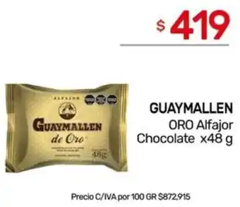 Nini Mayorista Guaymallen oro alfajor chocolate oferta