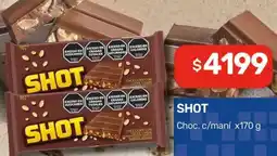 Nini Mayorista Shot choc. c/maní oferta