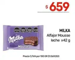 Nini Mayorista Milka alfajor mousse leche oferta