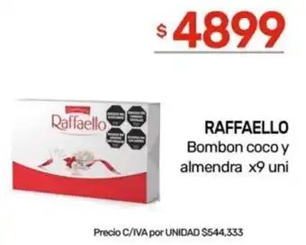 Nini Mayorista Raffaello bombon coco y almendra oferta