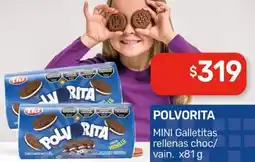 Nini Mayorista Polvorita mini galletitas rellenas choc/ vain. oferta