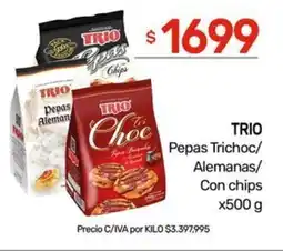 Nini Mayorista Trio pepas trichoc/ alemanas/ con chips oferta