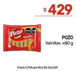 Nini Mayorista Pozo vainillas oferta